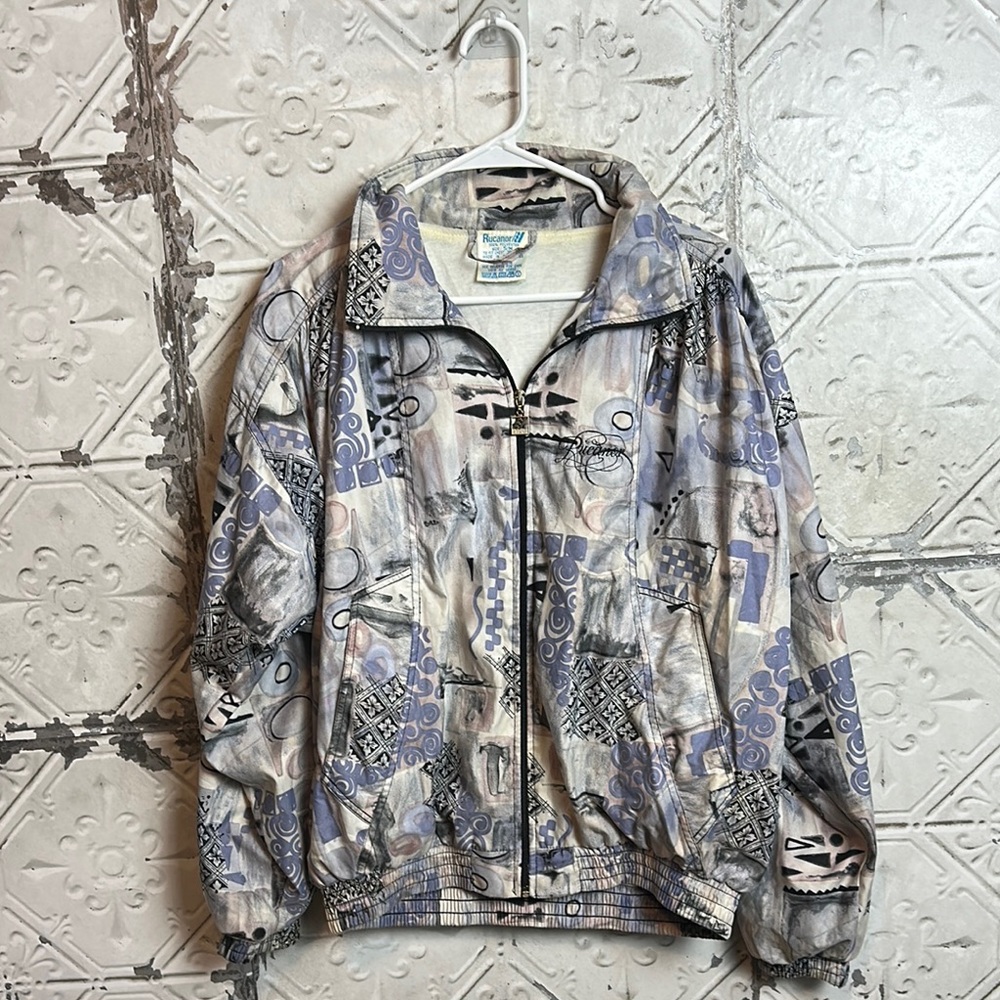 Vintage Rucanor 80s Graphic Women's Jacket